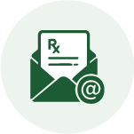 Prescription delivered by email